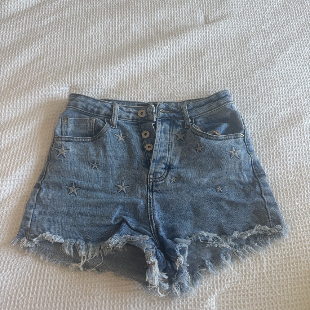 Dance & Marvel Starry Blue Jean Shorts